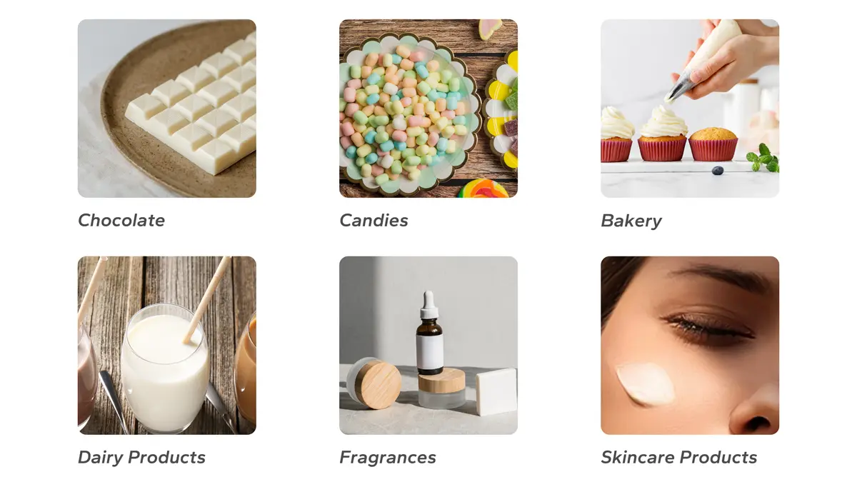 Ingvia Natural Vanillin Applications.webp