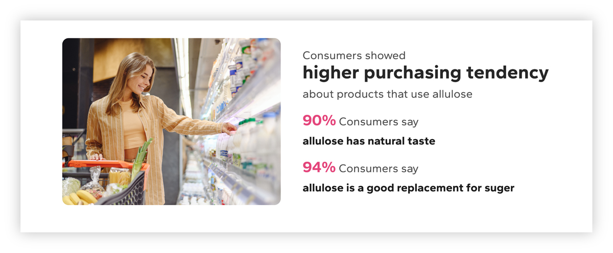 What are the benefits of allulose for consumers?