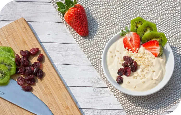 yogurt sweetened with stevia